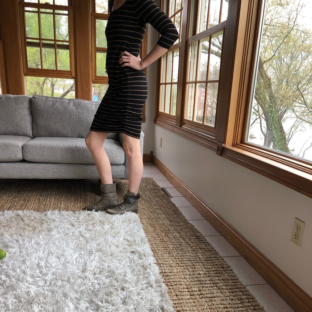 Steve Madden combat boot - Picture 3 of 4